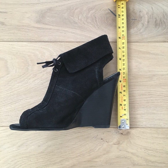 Aldo Suede Wedge open toe & heel bootie - Picture 3 of 4